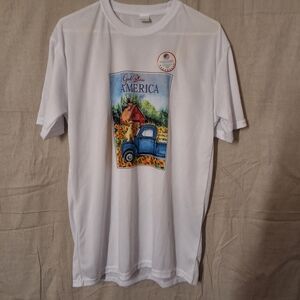 Disabled Vetèrans National Foundation White Graphic T-Shirt with Americana